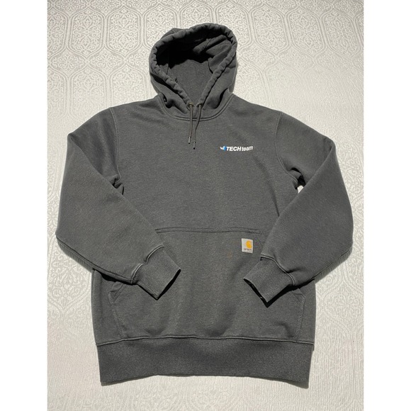 Carhartt Other - Carhartt Rain Defender Loose Fit Mens Hoodie Sweatshirt M Gray Tech Team Logo